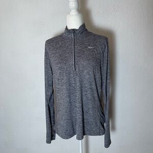 Nike dri-fit running half zip long sleeves